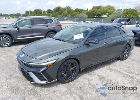 2024 Hyundai Elantra N Line z USA, uszkodzony, nr VIN KMHLR4DF5RU795945